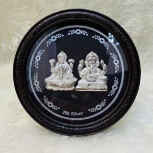 Laxmi Ganpati 999 Silver Frame
