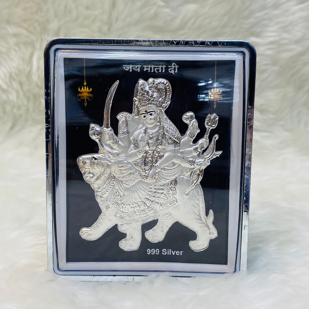 999 Silver Ambaji Maa frame