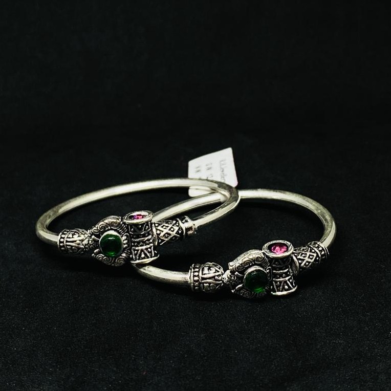 silver latest design baby kada
