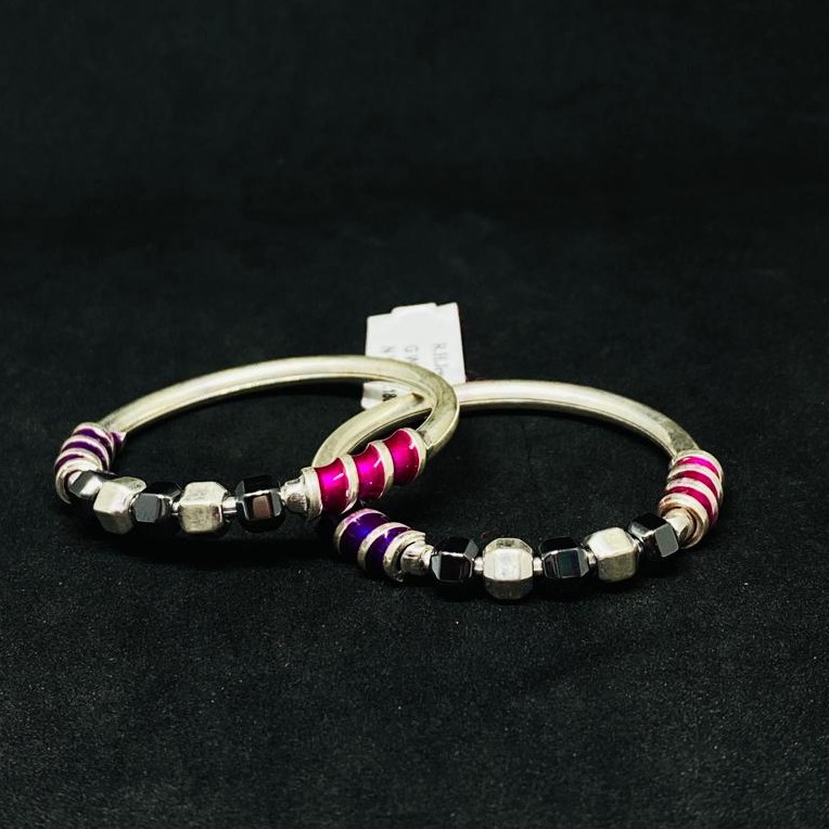 silver latest design baby kada