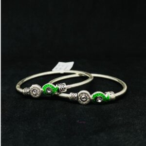 Silver new design baby kadli