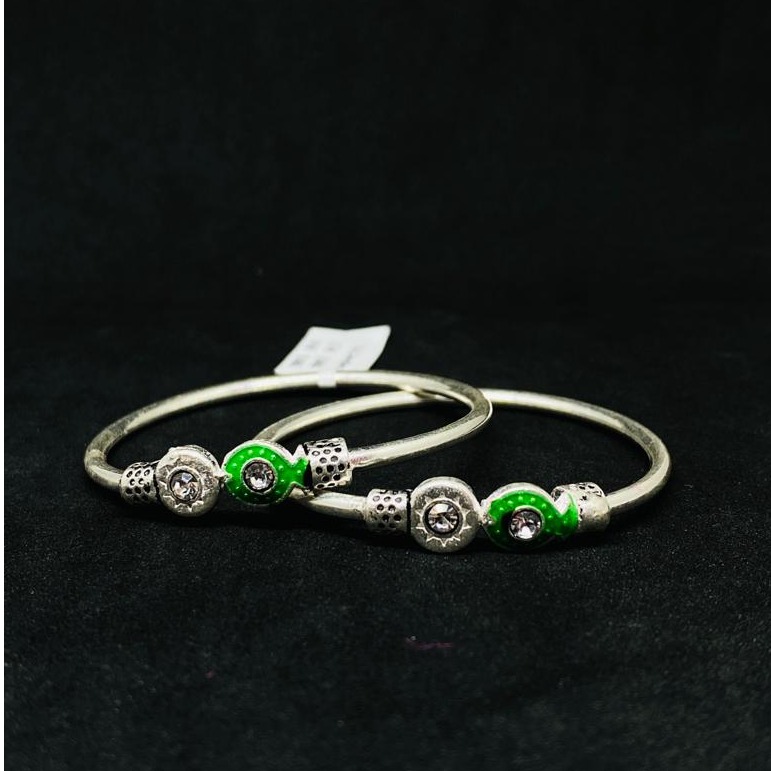 Silver new design baby kadli