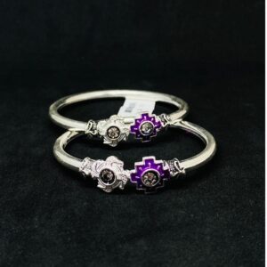 pure silver baby kada
