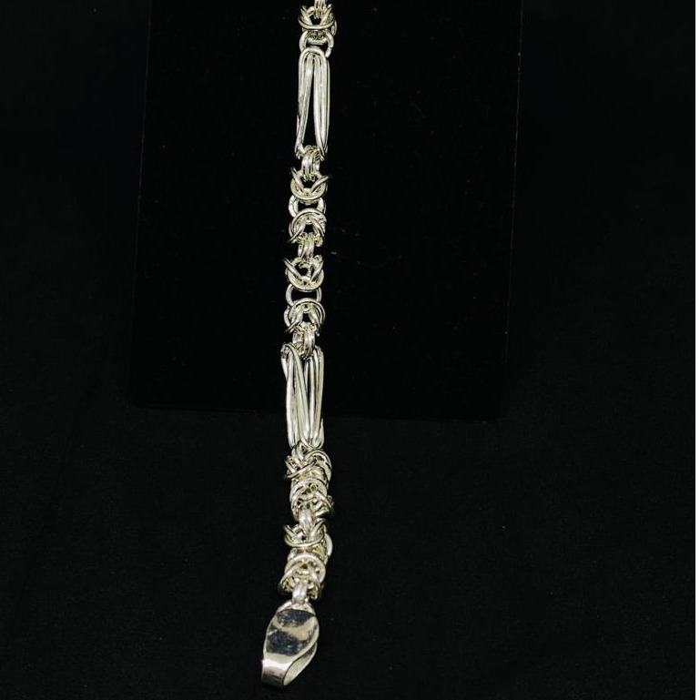 silver men's latest design bracelet