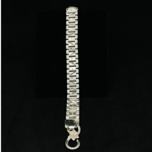 Pure silver men's bracelet