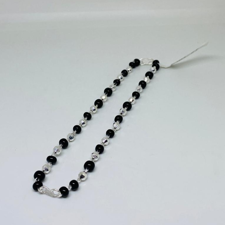 latest baby silver & beads bracelet