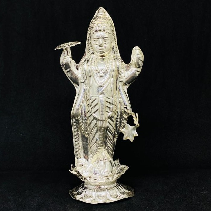 pure silver laxmi murti