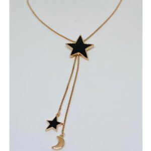 new latest design girls necklace set (rose gold )