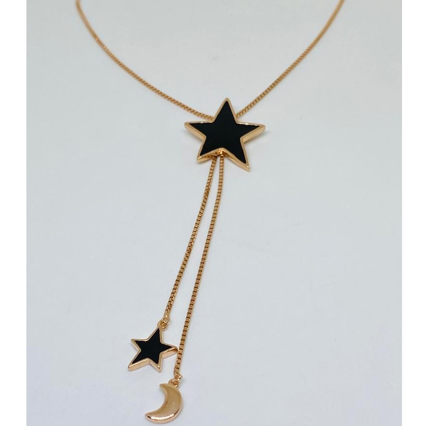 new latest design girls necklace set (rose gold )