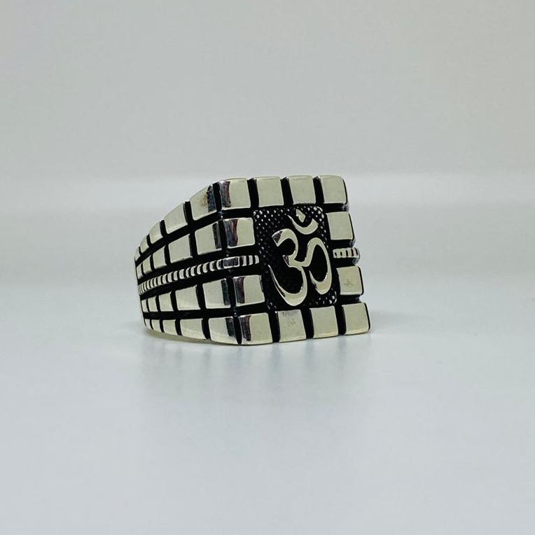 latest om design men's sterling silver rings