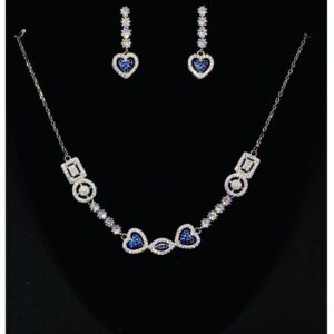 necklace set silver 925 hallmark