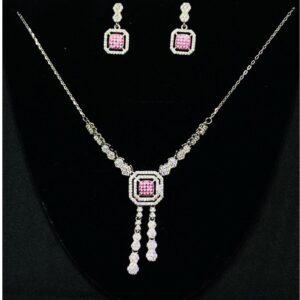 925 hallmark silver necklace set