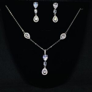 Sterling silver necklace set