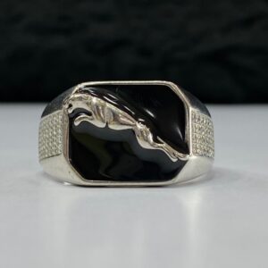 925 Silver Jaguar Design Ring