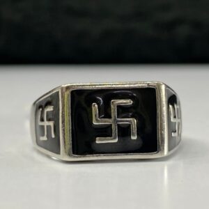 92.5 Hallmark Silver Gents Ring