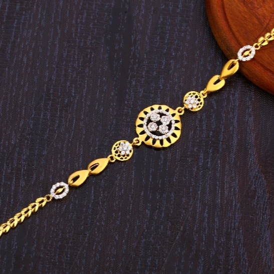 22 carat gold ladies bracelet RH-LB770