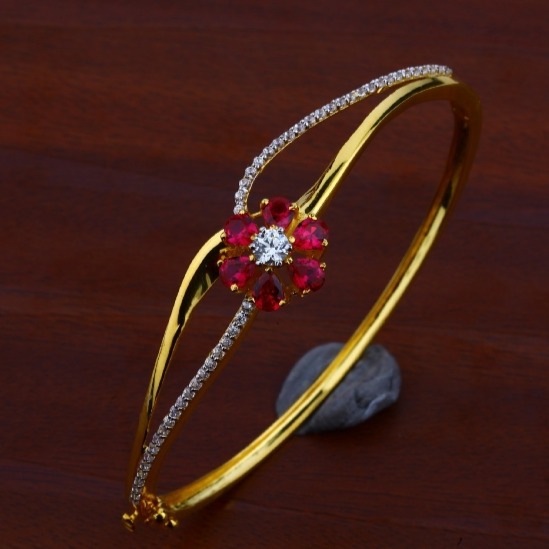 22 carat gold ladies kada bracelet RH-KB860