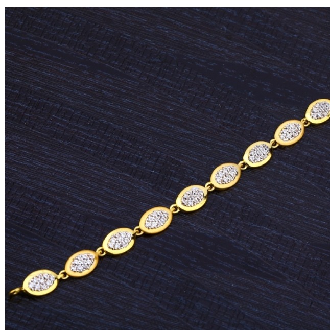 22 carat gold ladies bracelet RH-LB753