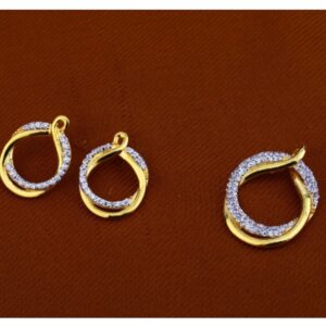 22 carat gold ladies pendants set RH-PS507