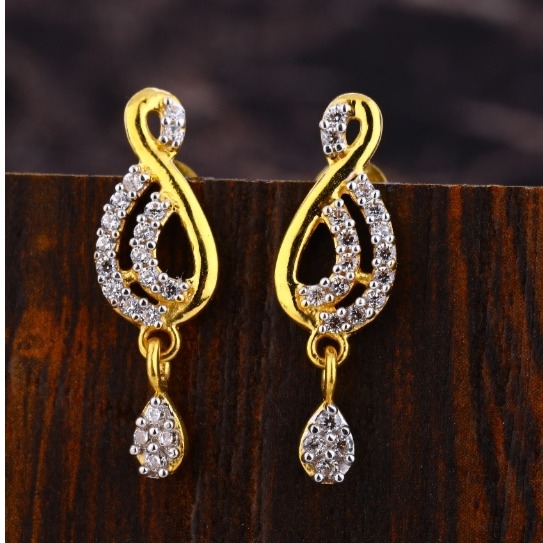 22 carat gold ladies earrings RH-LE516