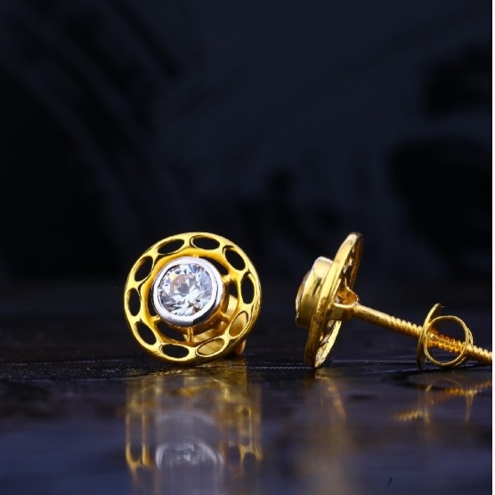 22 carat gold ladies earrings RH-LE512