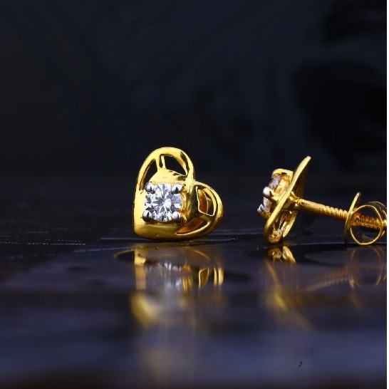 22 carat gold ladies earrings RH-LE917