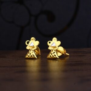 22 carat gold ladies earrings RH-LE896