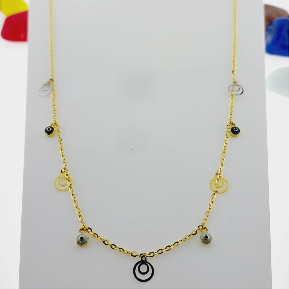 22 carat gold ladies necklace RH-LN842
