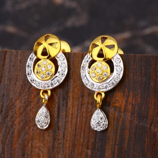 22 carat gold ladies earrings RH-LE733
