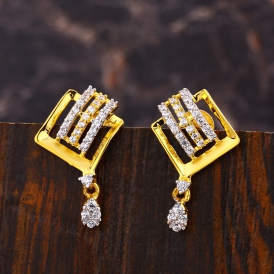 22 carat gold ladies earrings RH-LE721