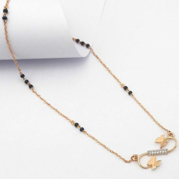 22 carat gold ladies mangalsutra RH-LM323