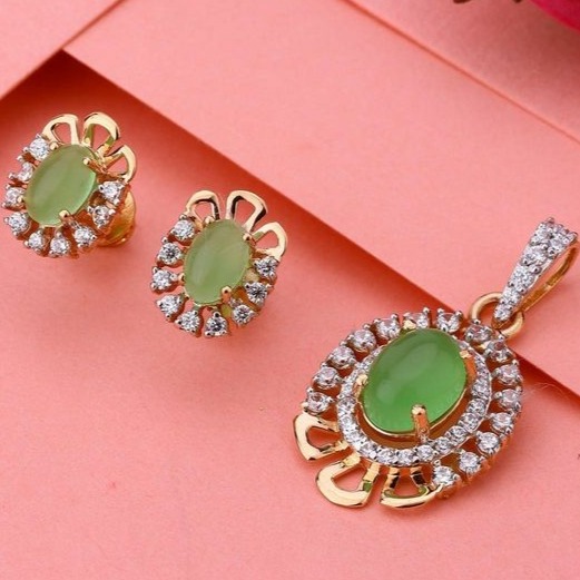20 carat rose gold ladies pendants set rh-pS320