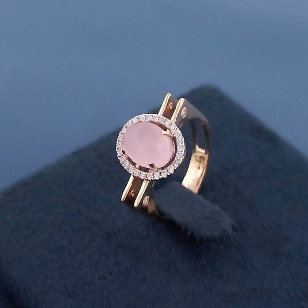 20 carat rose gold ladies rings rH-LR315