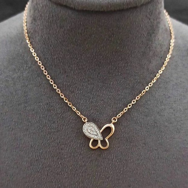 20 carat rose gold ladies chain RH-LC314