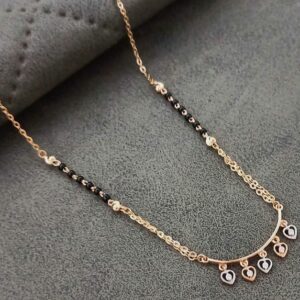 20 carat rose gold ladies mangalsutra RH-LM310