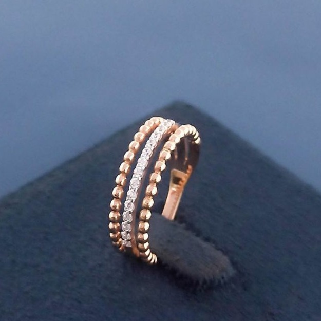 20 carat rose gold ladies rings RH-LR306