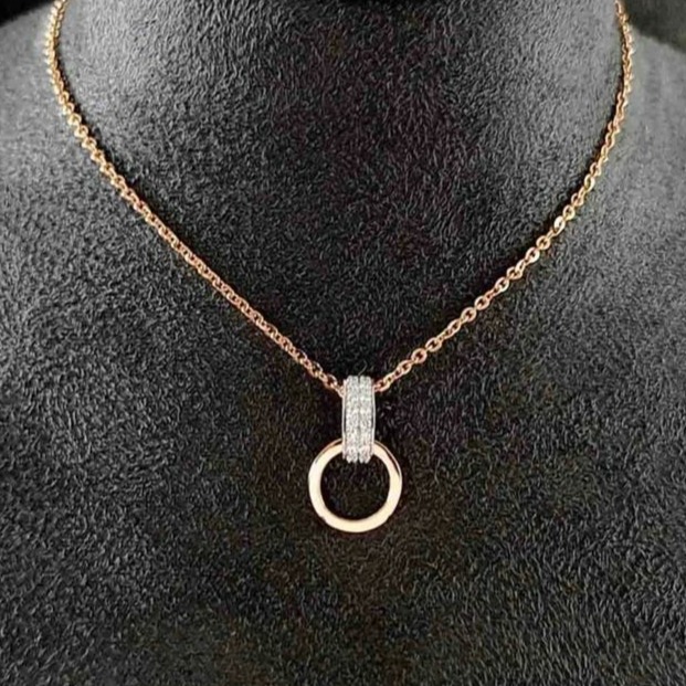 20 carat rose gold ladies chain rh-lC303