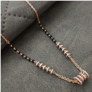 20 carat rose gold ladies mangalsutra RH-LM301