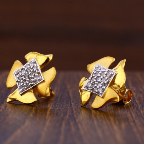 22 carat gold ladies earrings RH-LE976