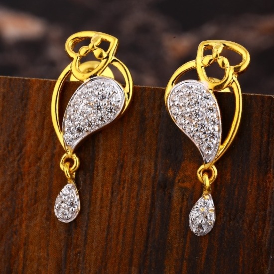 22 carat gold ladies earrings RH-LE971
