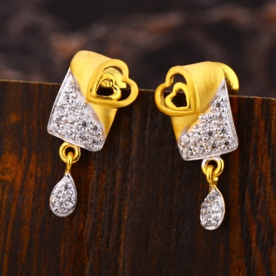 22 carat gold ladies earrings RH-LE919