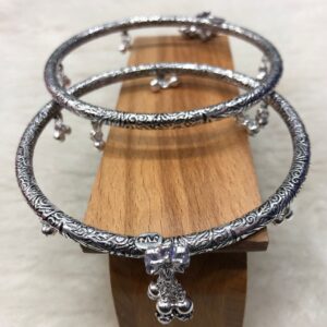 silver ladies anklets kada payal RH-AP488