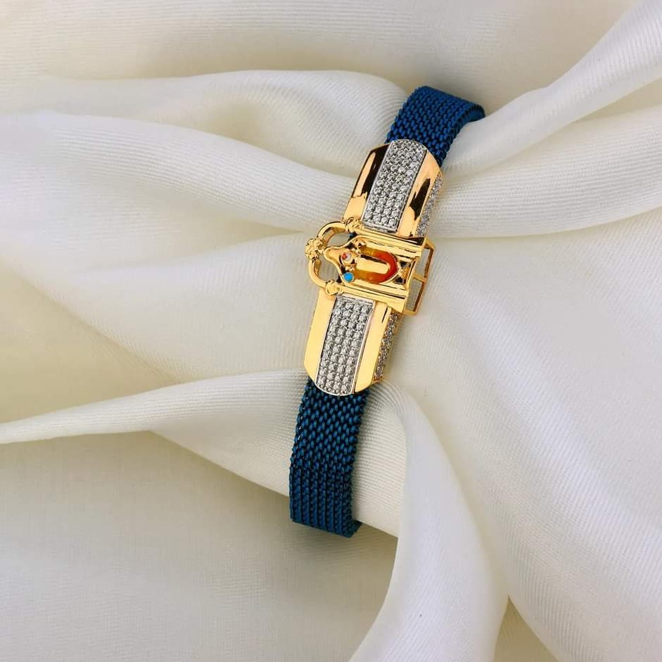 22 carat gold gents bracelet RH-GB345