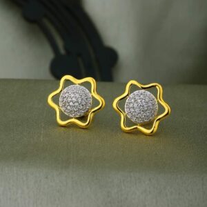 22 carat gold ladies earrings RH-LB413