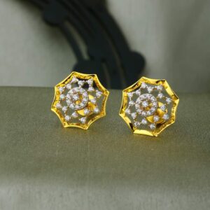22 carat gold ladies earrings RH-LB408
