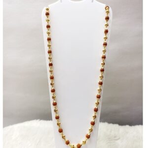 22 carat gold gents rudhraksh mala RH-GM820