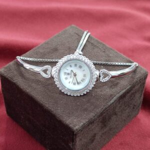 silver traditional ladies watch RH-LW129