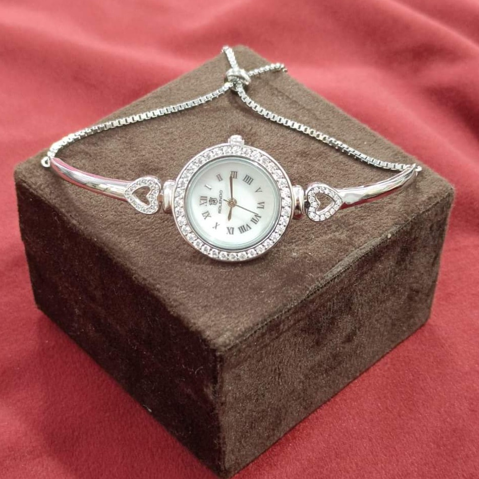 silver classical ladies watch RH-LW113