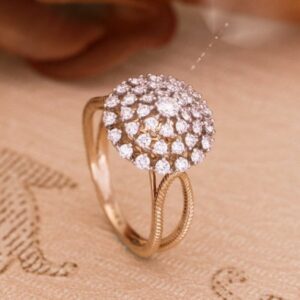 18 carat rose gold ethically ladies rings rh-lr920