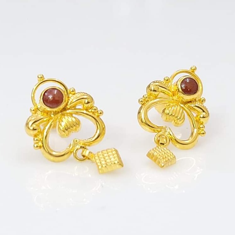 22 carat gold ladies earrings RH-LE817